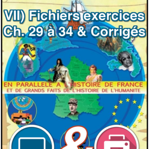 Exercice du livre d'histoire chapitre 7