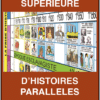La frise murale supérieur d'histoire parallèle
